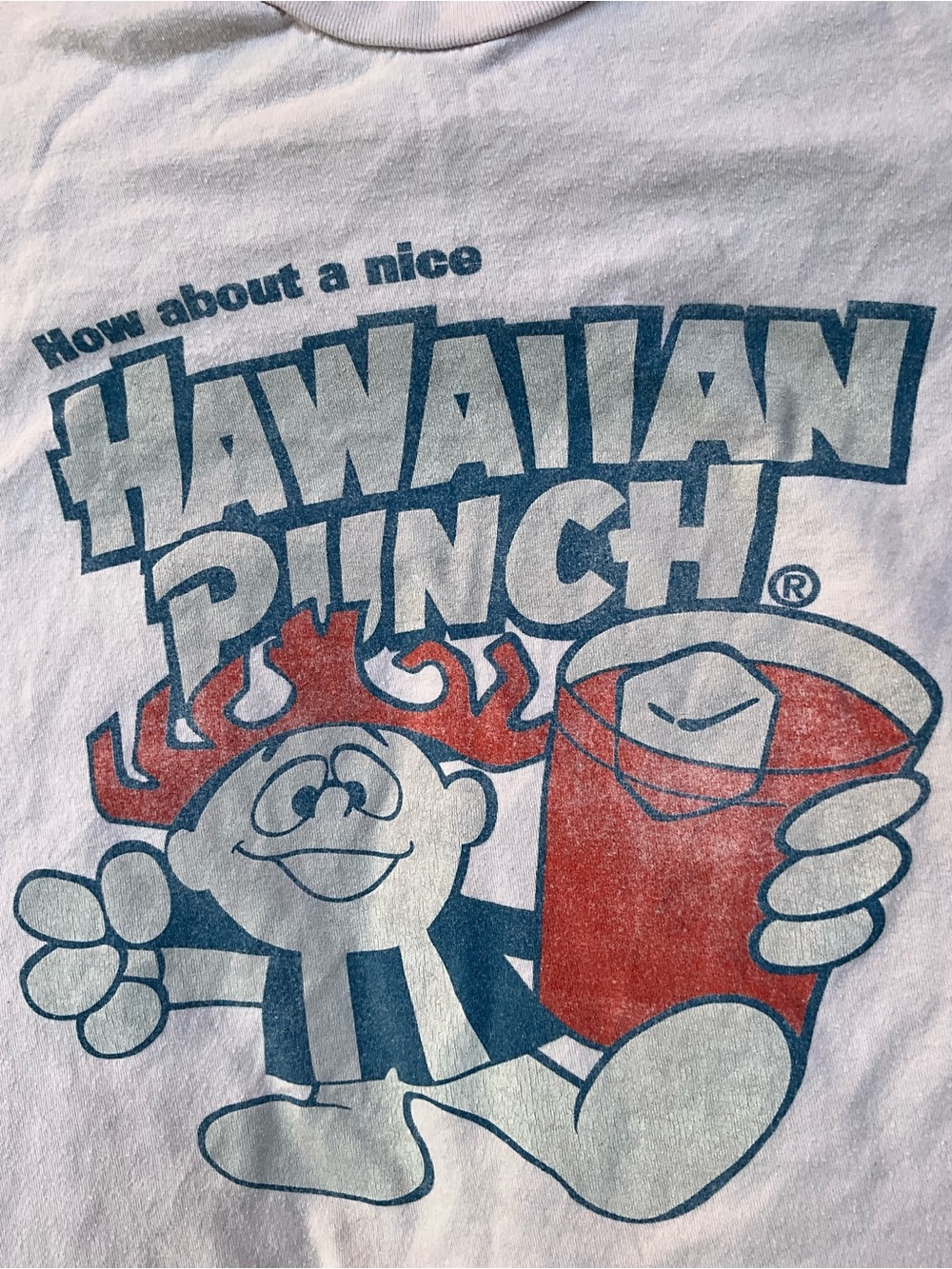 White Hawaiian Punch Graphic Short Sleeve Tee